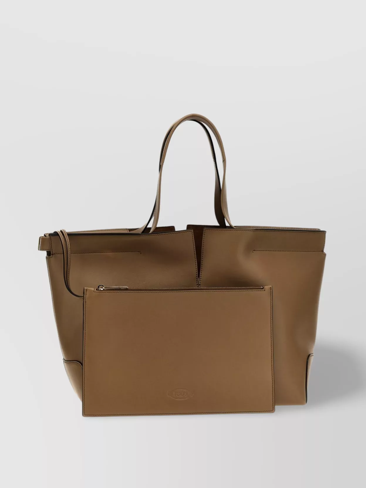 Tod's Bag Folio Shopping Tote With Top Handles