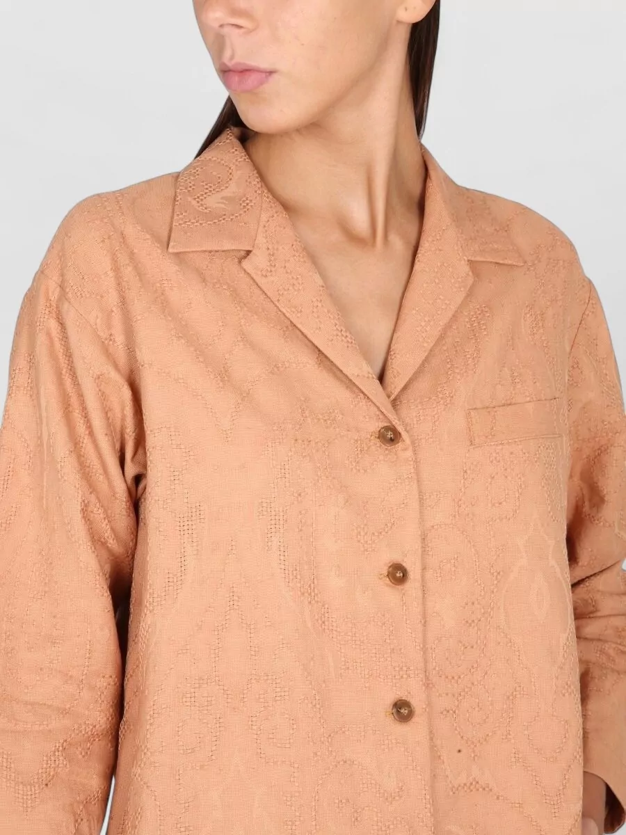 Alysi Notched-Lapel Fitted Jacket