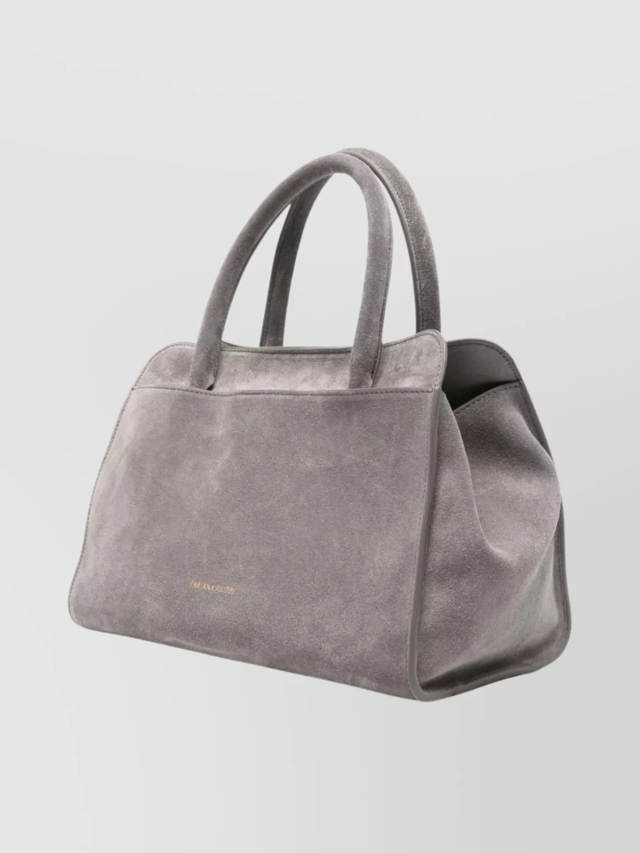 Fabiana Filippi Suede Leather Tote Bag With Gold-Tone Hardware