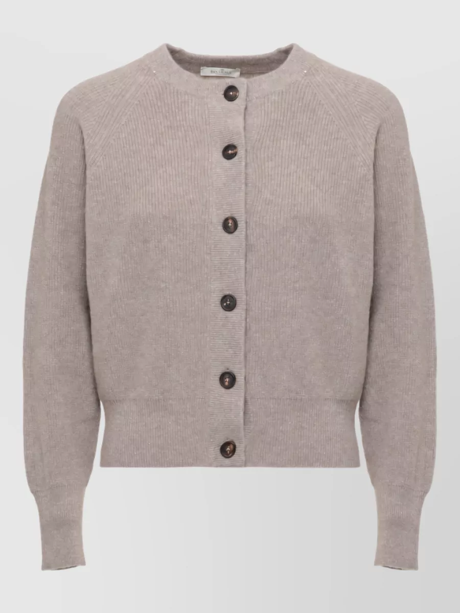 Panicale Cashmere Ribbed Cardigan