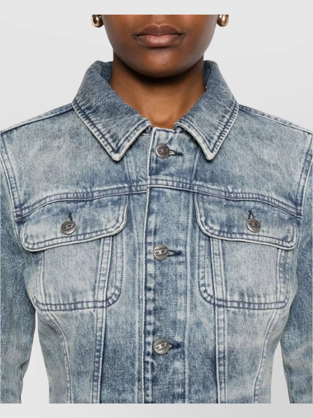 Diesel Tailored Blazer Featuring Chest Pockets And Long Sleeves