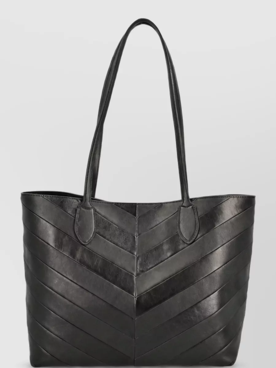 Valentino Garavani Vlogo Signature Leather Tote Bag