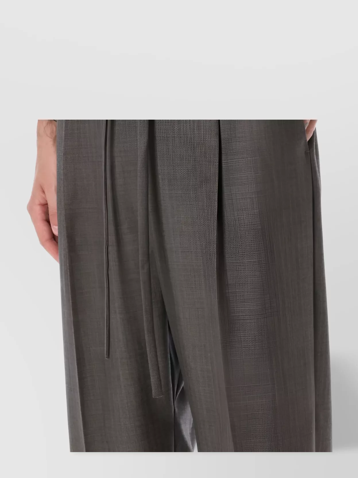 Fear Of God Relaxed Fit Wool Trousers Pleated