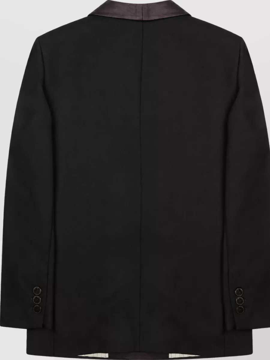 Alysi Virgin Wool Double-Breasted Blazer
