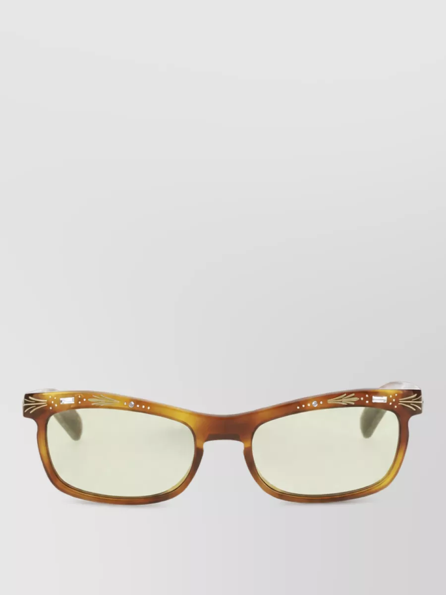 Valentino Garavani rectangular acetate sunglasses