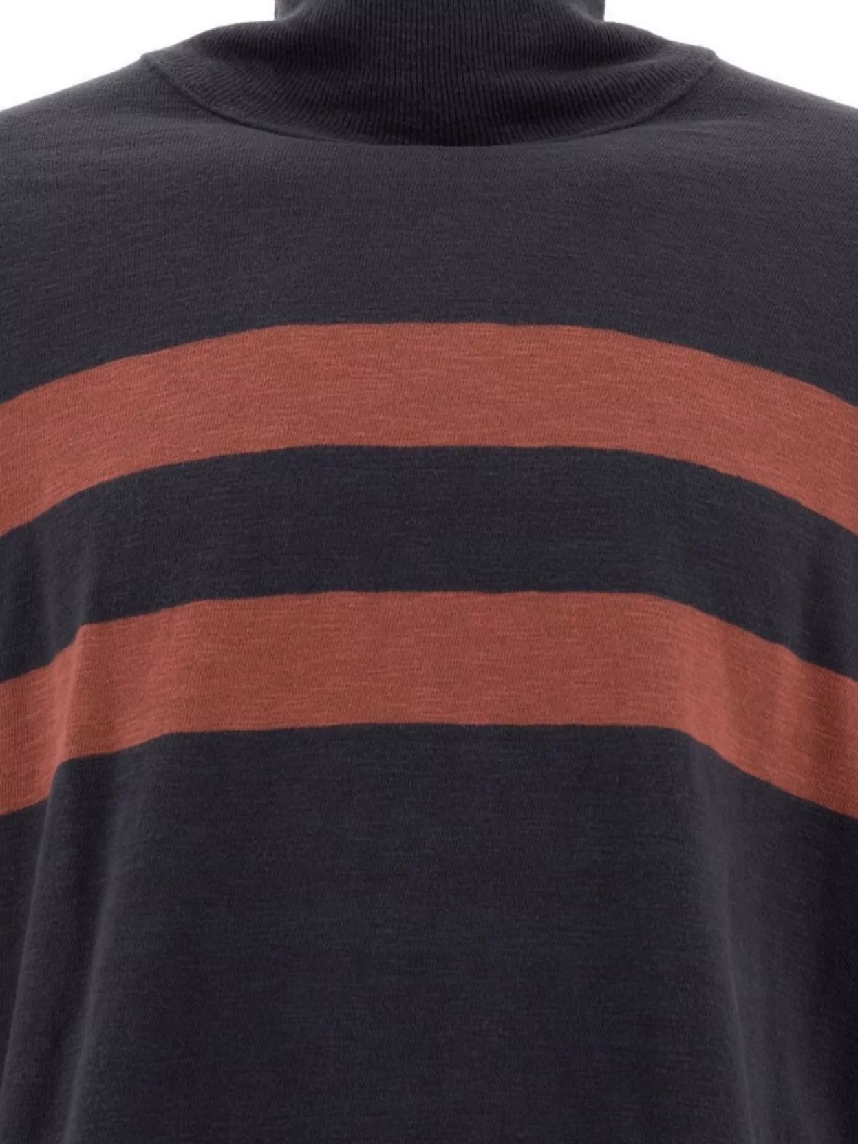 Rrl By Ralph Lauren Striped Cotton Turtleneck Sweater