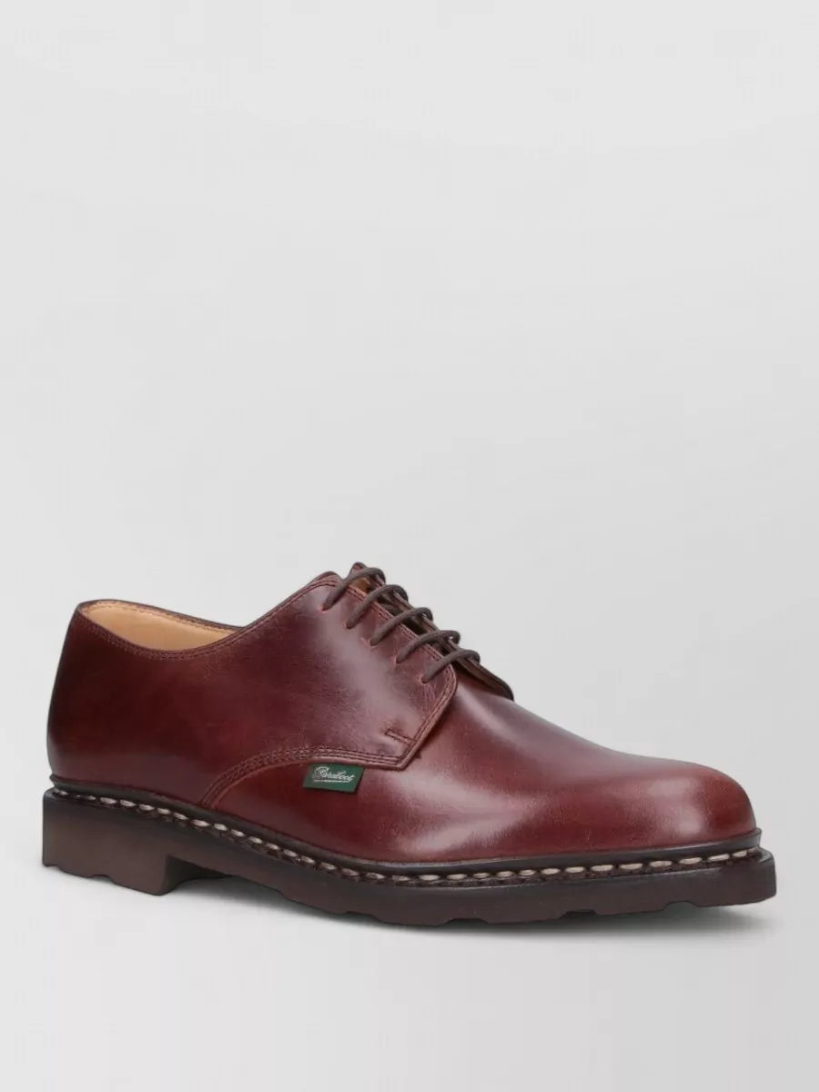 Paraboot leather derby shoes
