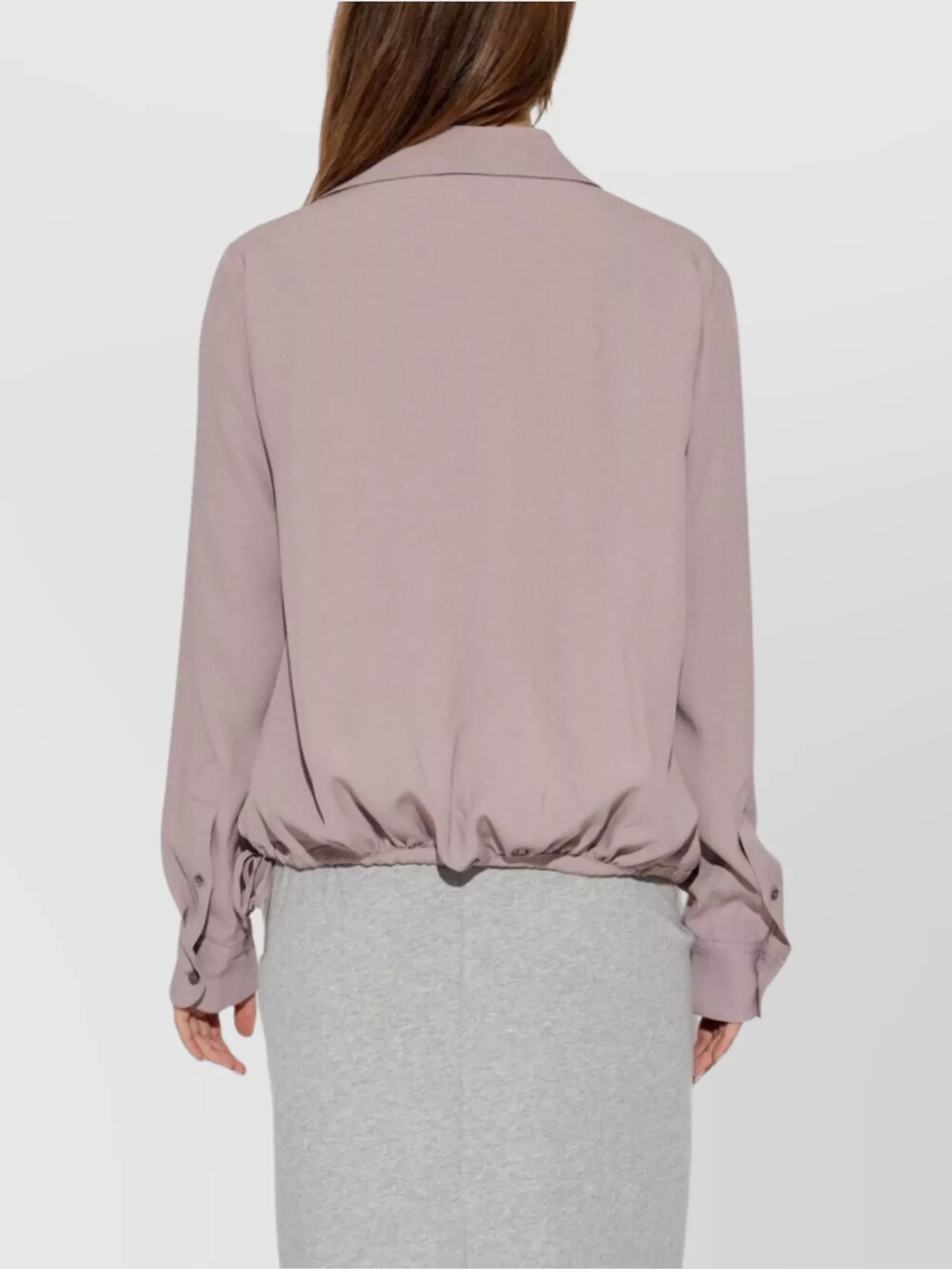 Dries Van Noten Wrap Style V-Neck Shirt Collar