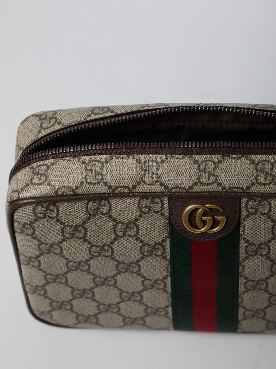 Gucci Logo-Print Clutch Bag