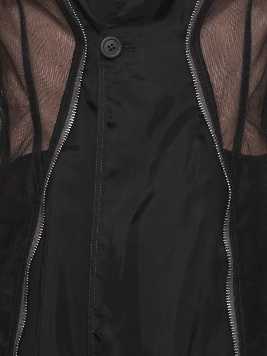Rick Owens Long-Sleeve V-Neck Blazer