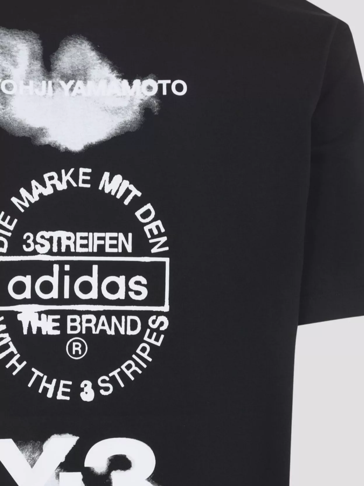 Y3 Graphic Print Short Sleeve T-Shirt