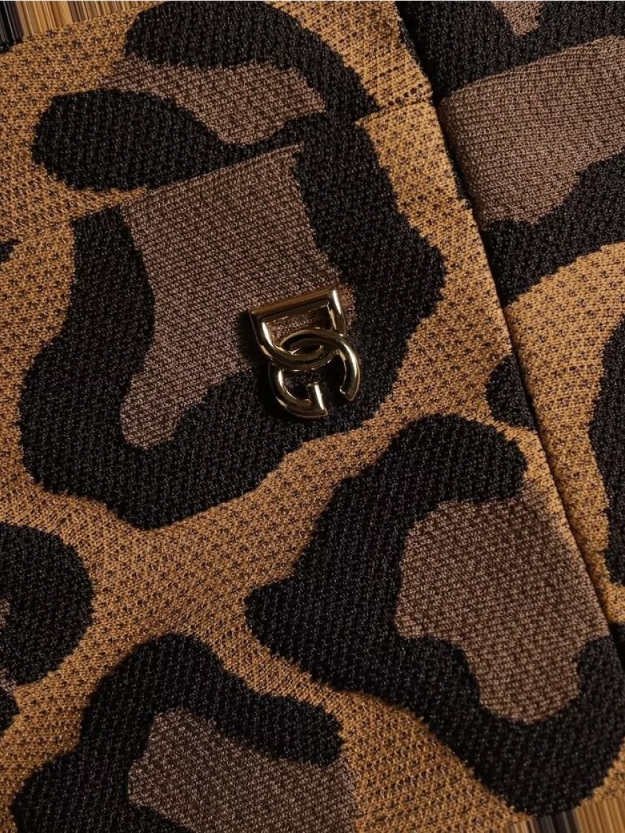 Dolce&Gabbana Leopard-print flared a-line midi dress