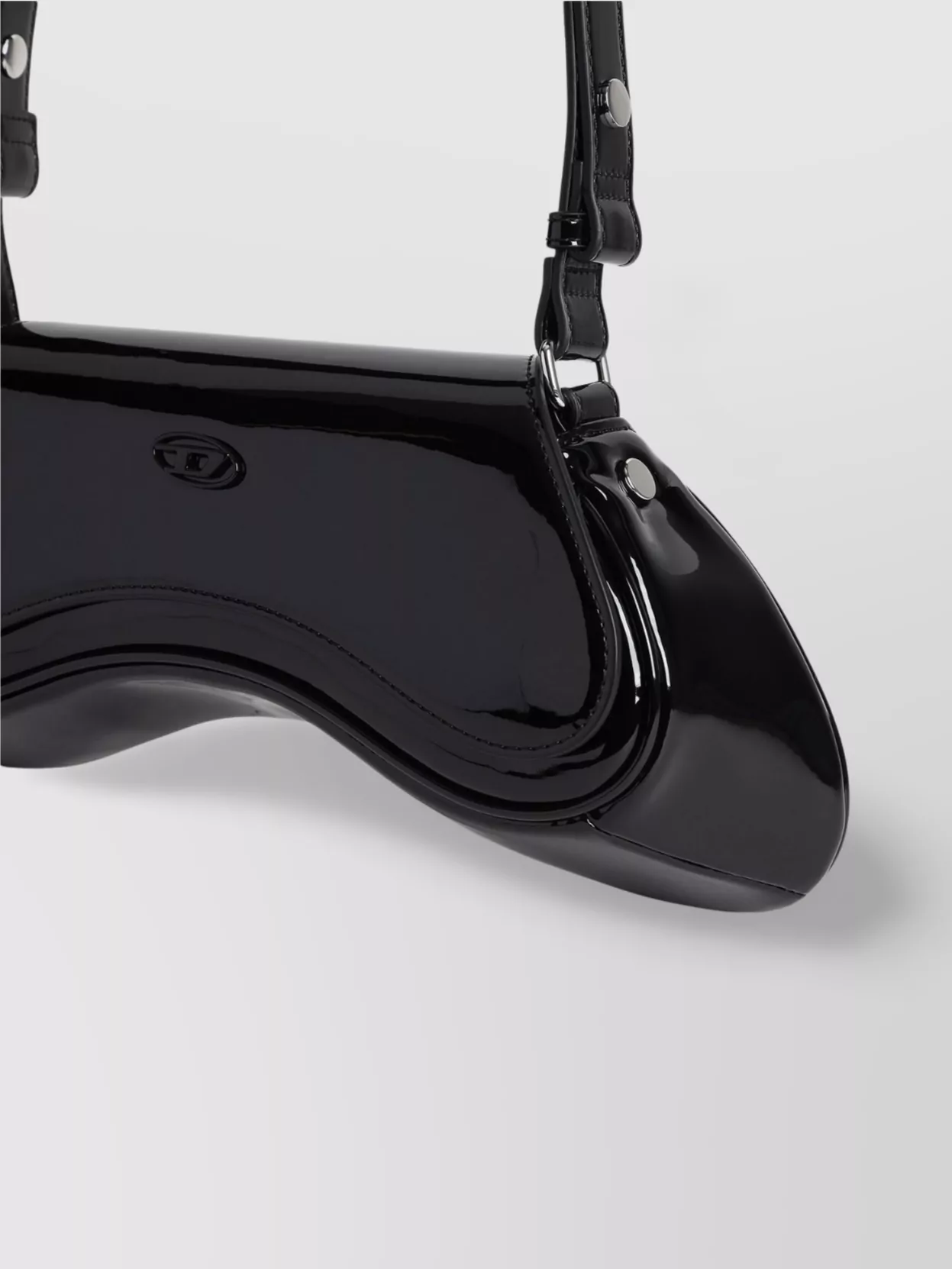 Diesel Play Shoulder Bag Tech Fabric Joystick Design