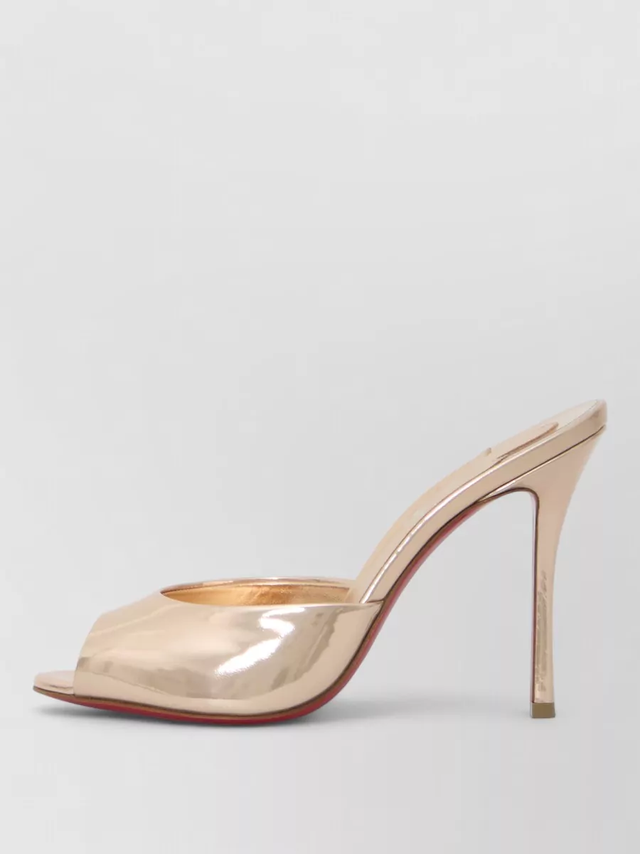 Christian Louboutin Leather Mule Sandals