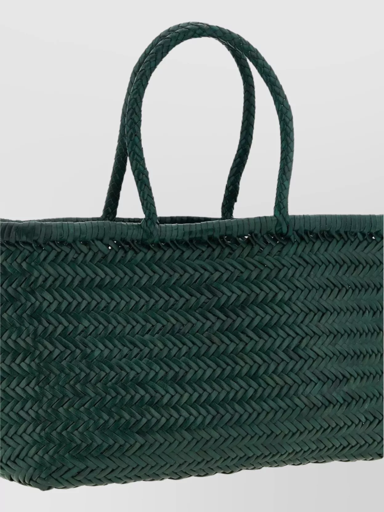 Dragon Diffusion Large Rectangular Shoulder Bag With Woven Design