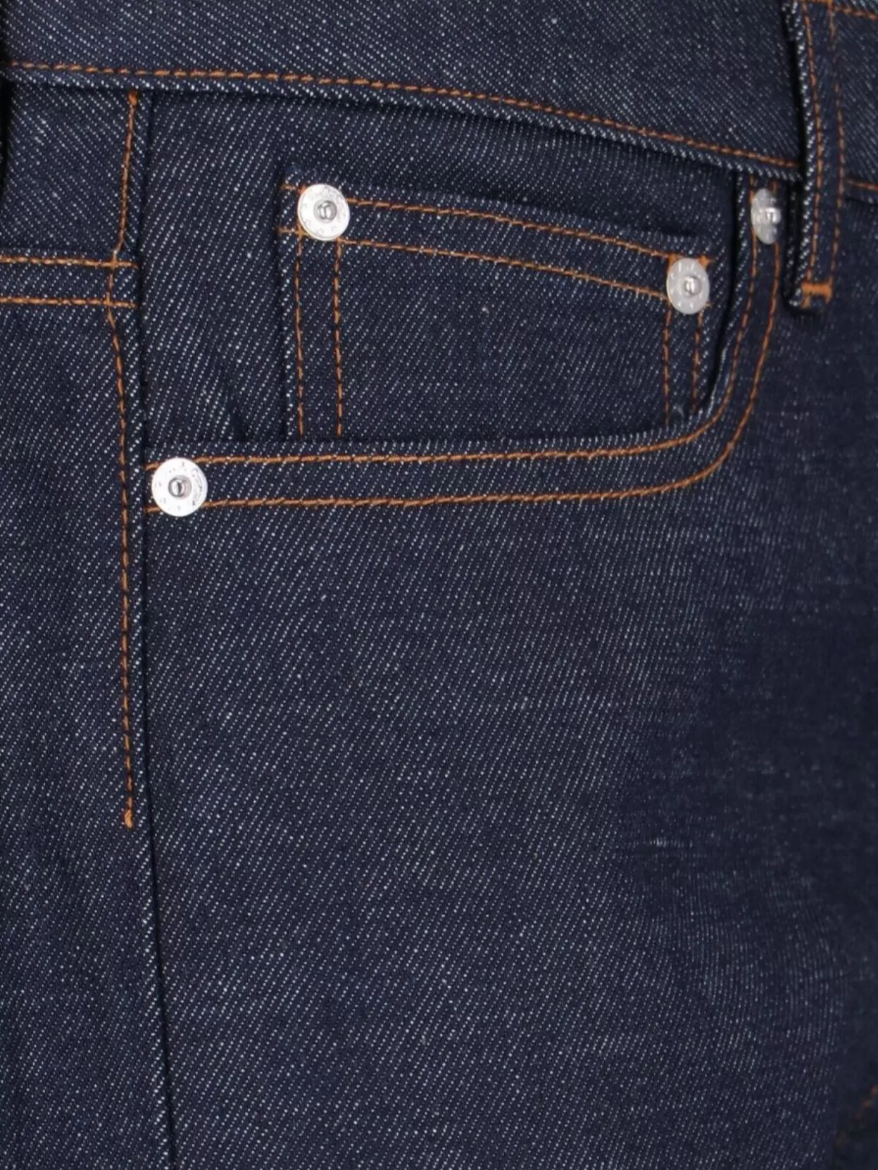 A.p.c. Straight Leg Trousers Contrast Stitching