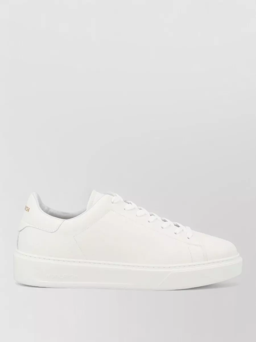 Woolrich leather lace-up sneakers