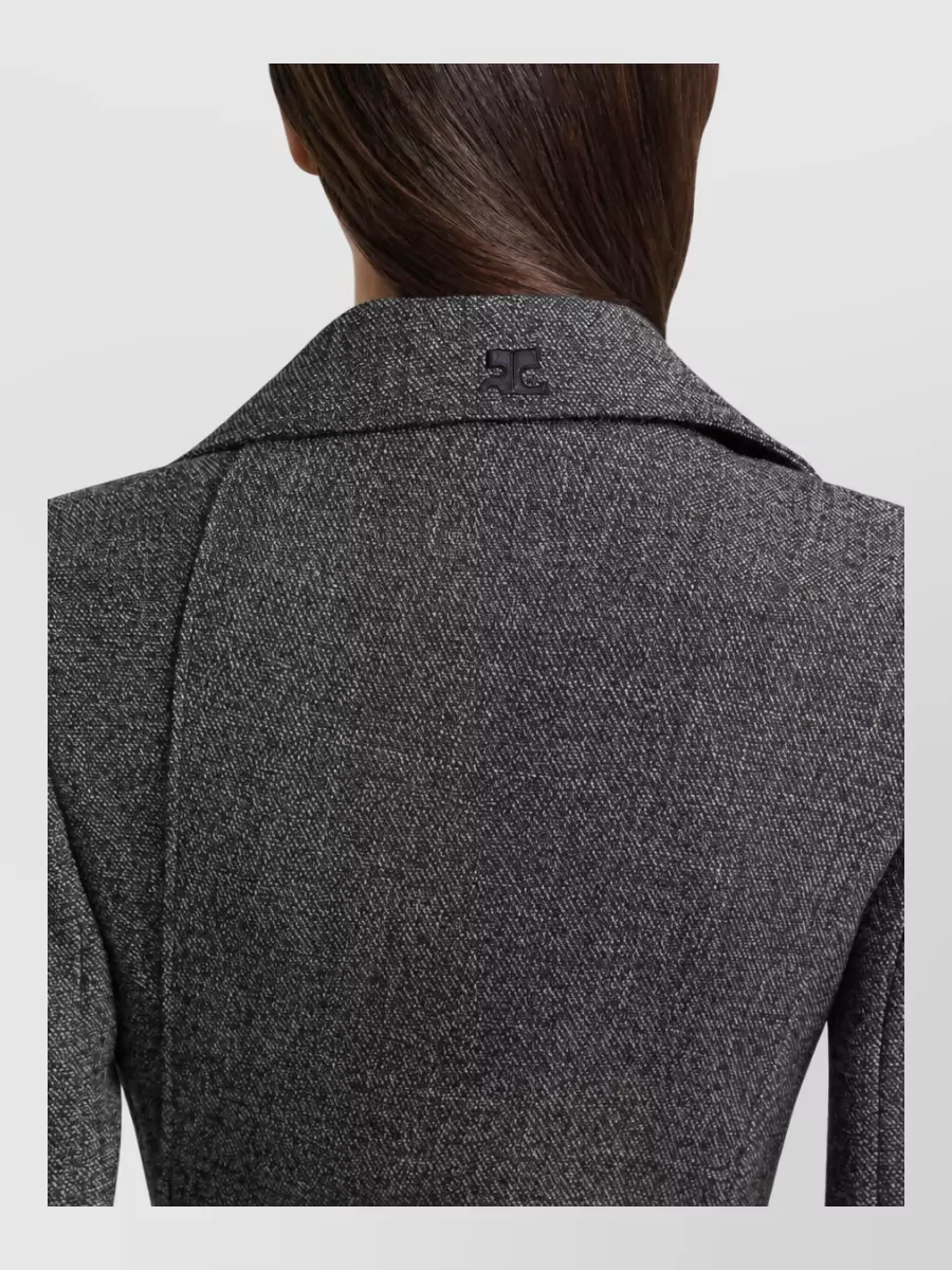 Courrèges Wool Trench Coat
