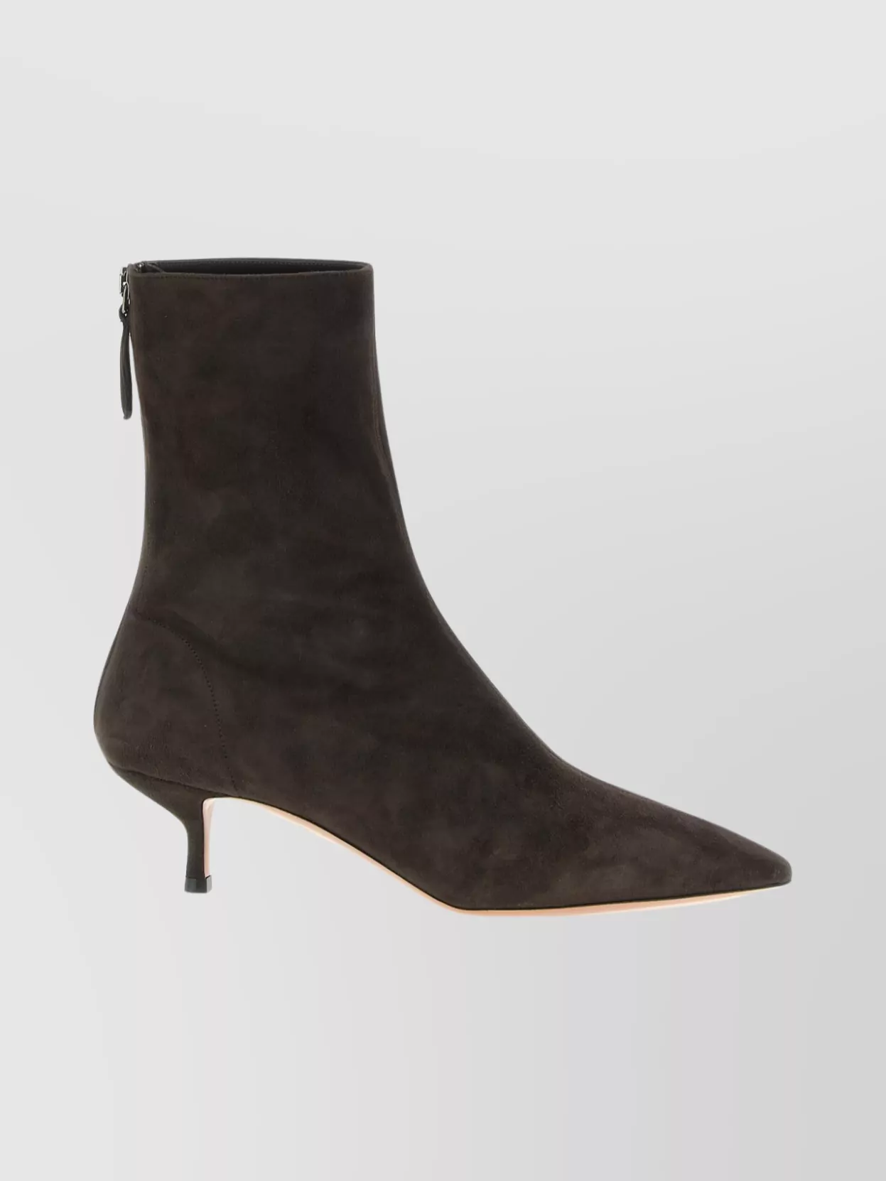 Aquazzura Ankle Boots With Pointed Toe And Kitten Heel