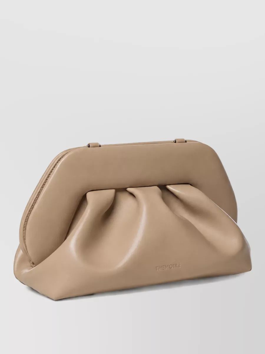 Themoiré Bios Small Ruched Clutch Bag