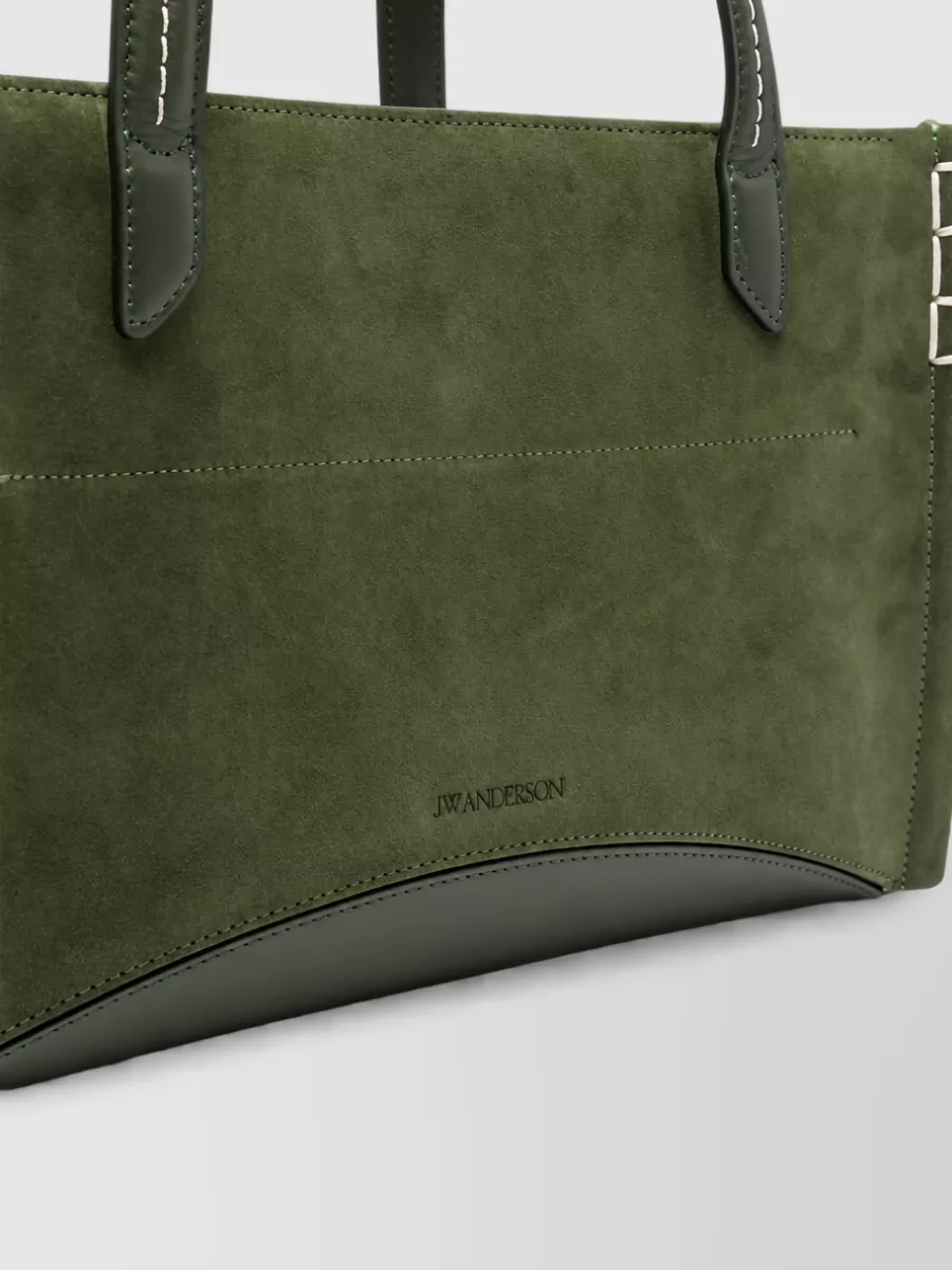 Jw Anderson Loafer Bag Suede Shoulder Bag