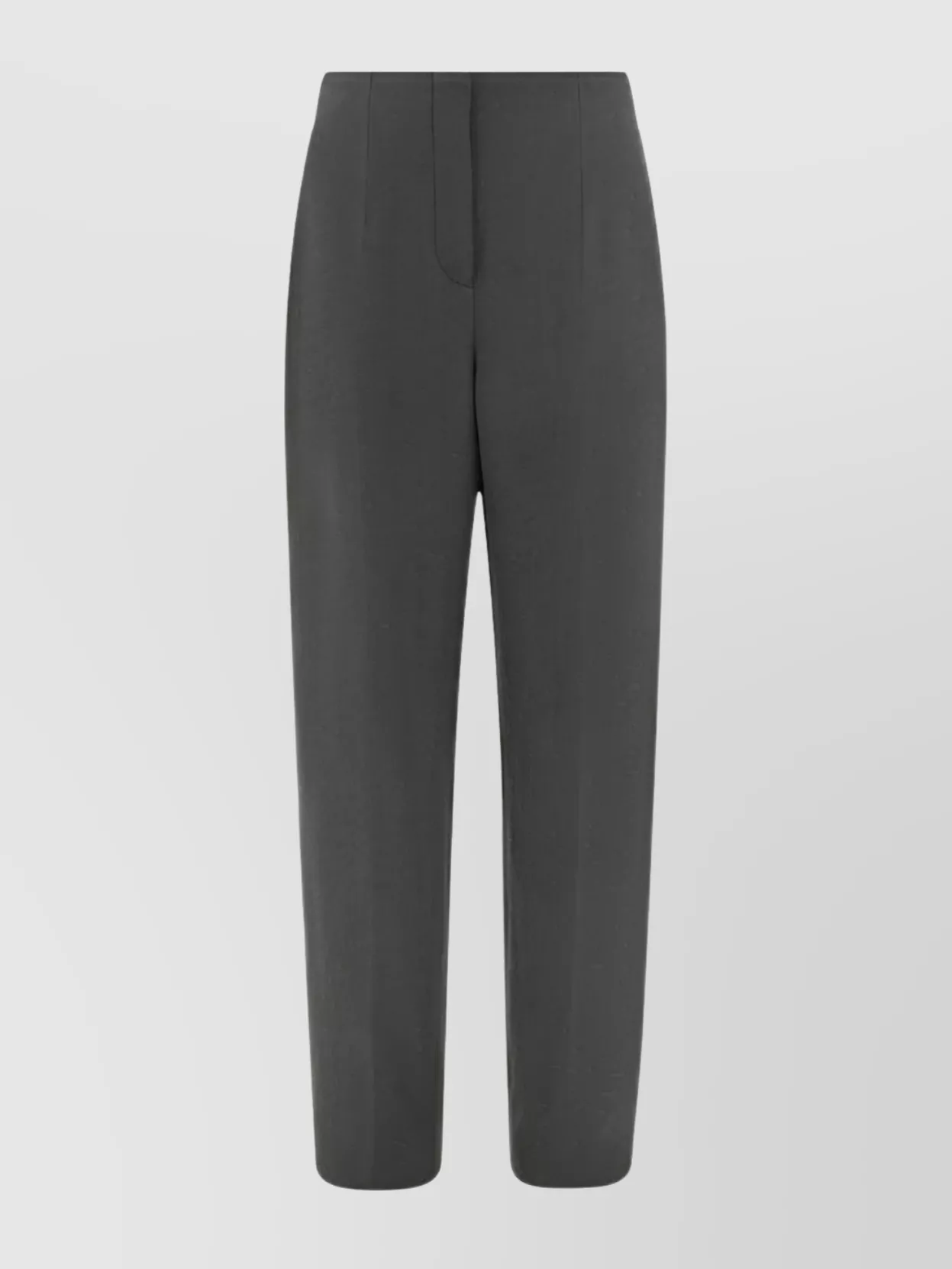Giorgio Armani Monochrome Pattern Straight Leg Trousers In Gray