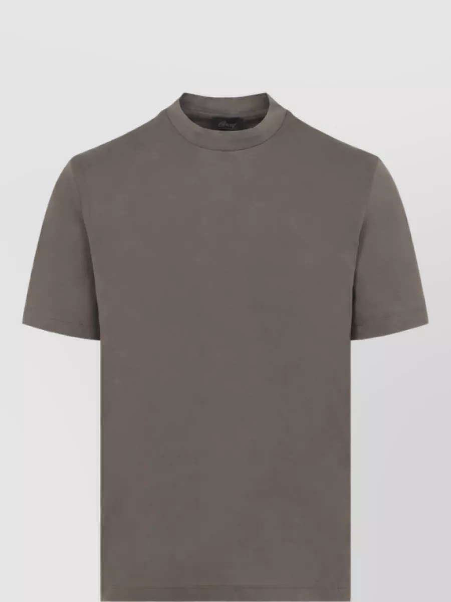Brioni Cotton Crew-Neck Short-Sleeve T-Shirt