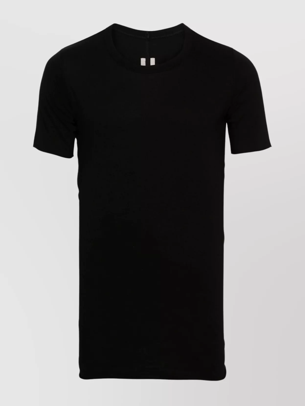 Shop Rick Owens Short Sleeve T-shirt With Raw Hem