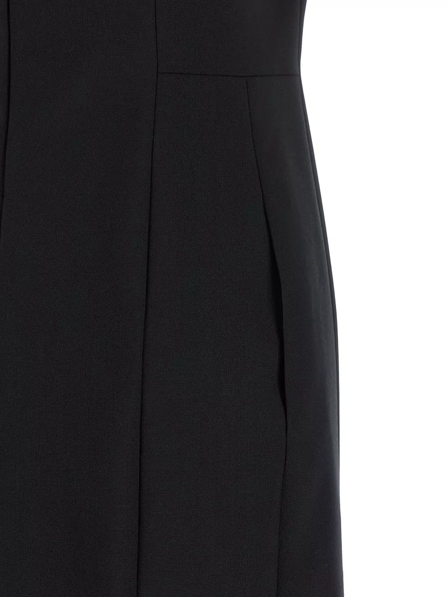 Thom Browne Wool Polo Midi Dress