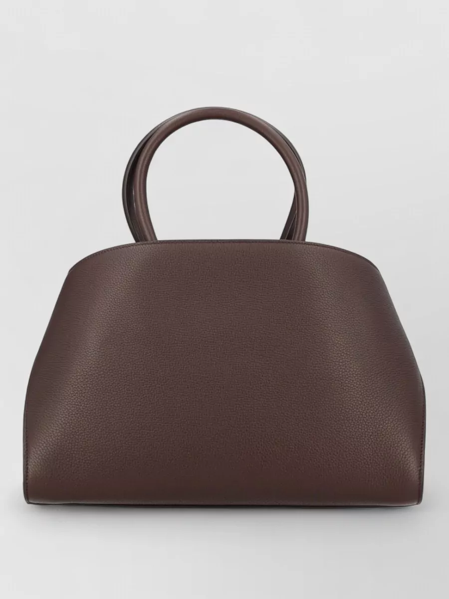Ferragamo Medium Calf Leather Tote Bag