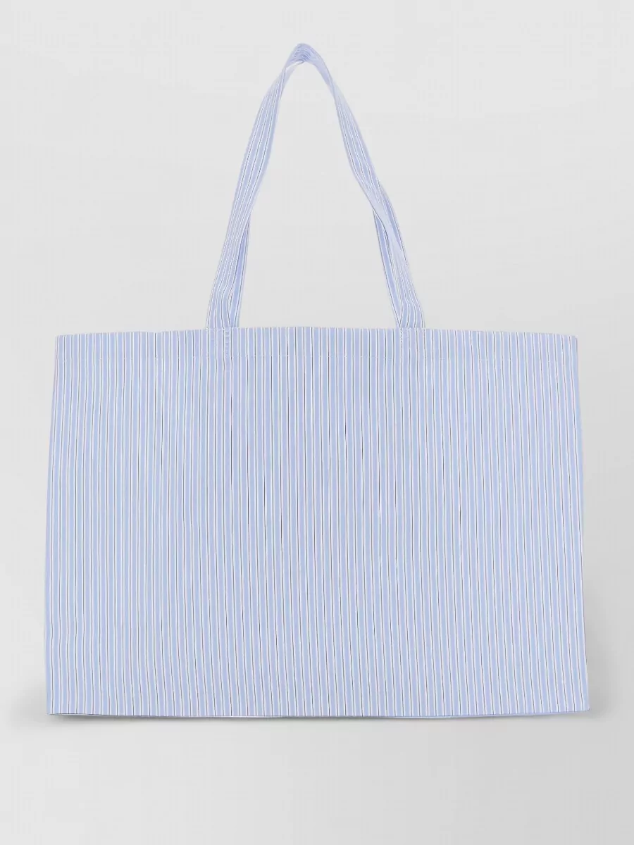 A.p.c. Diane Cotton Striped Beach Bag