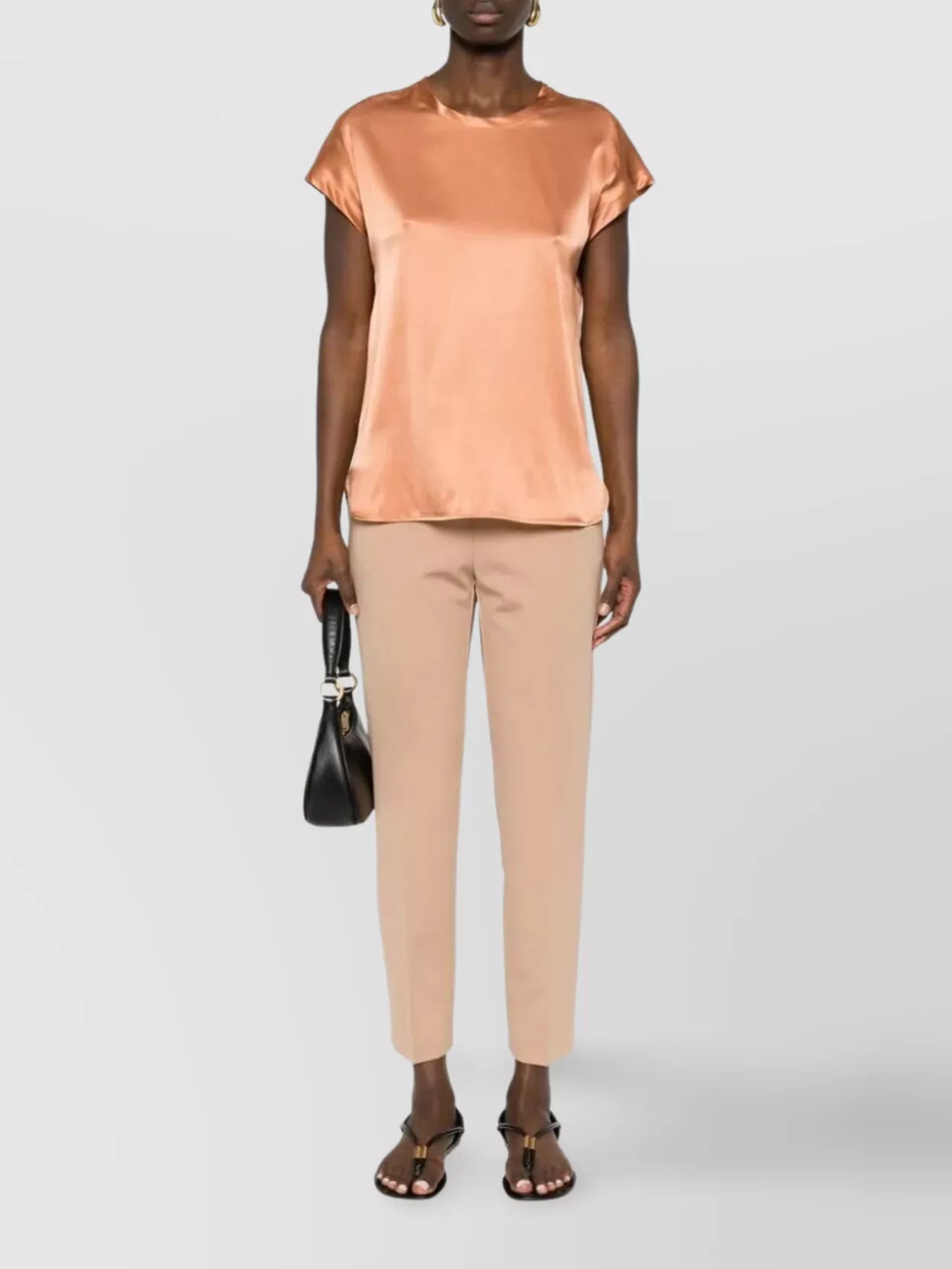 Pinko Stylish Trousers With Pockets And Loops In Pink
