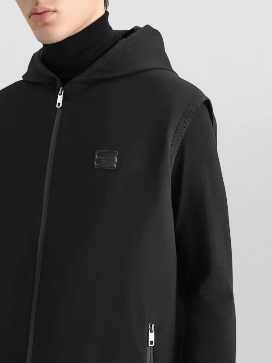 Dolce&Gabbana Hooded Zip Vest