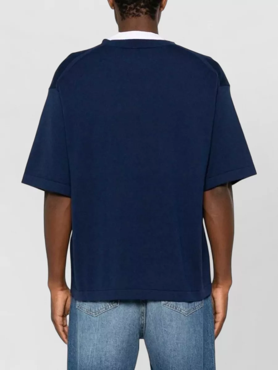 Kenzo Wool Cotton Short Sleeve Crew Neck T-Shirt