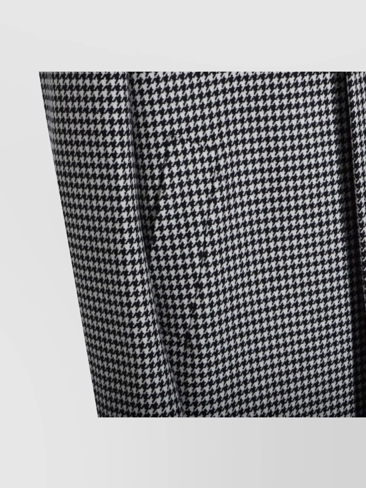 Lardini Houndstooth Pattern Long Sleeves Side Pockets Coat In Black