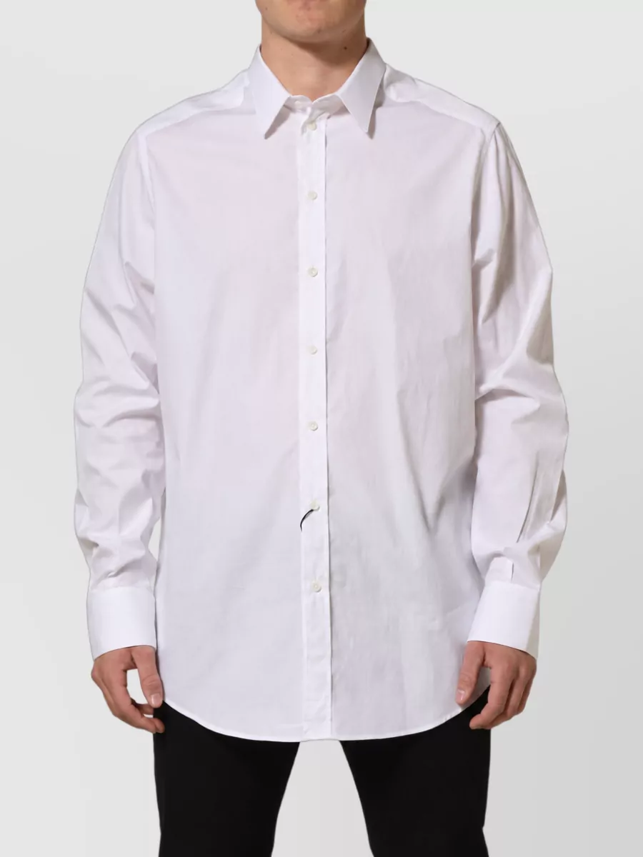 Dolce&Gabbana Cotton Long-Sleeve Dress Shirt