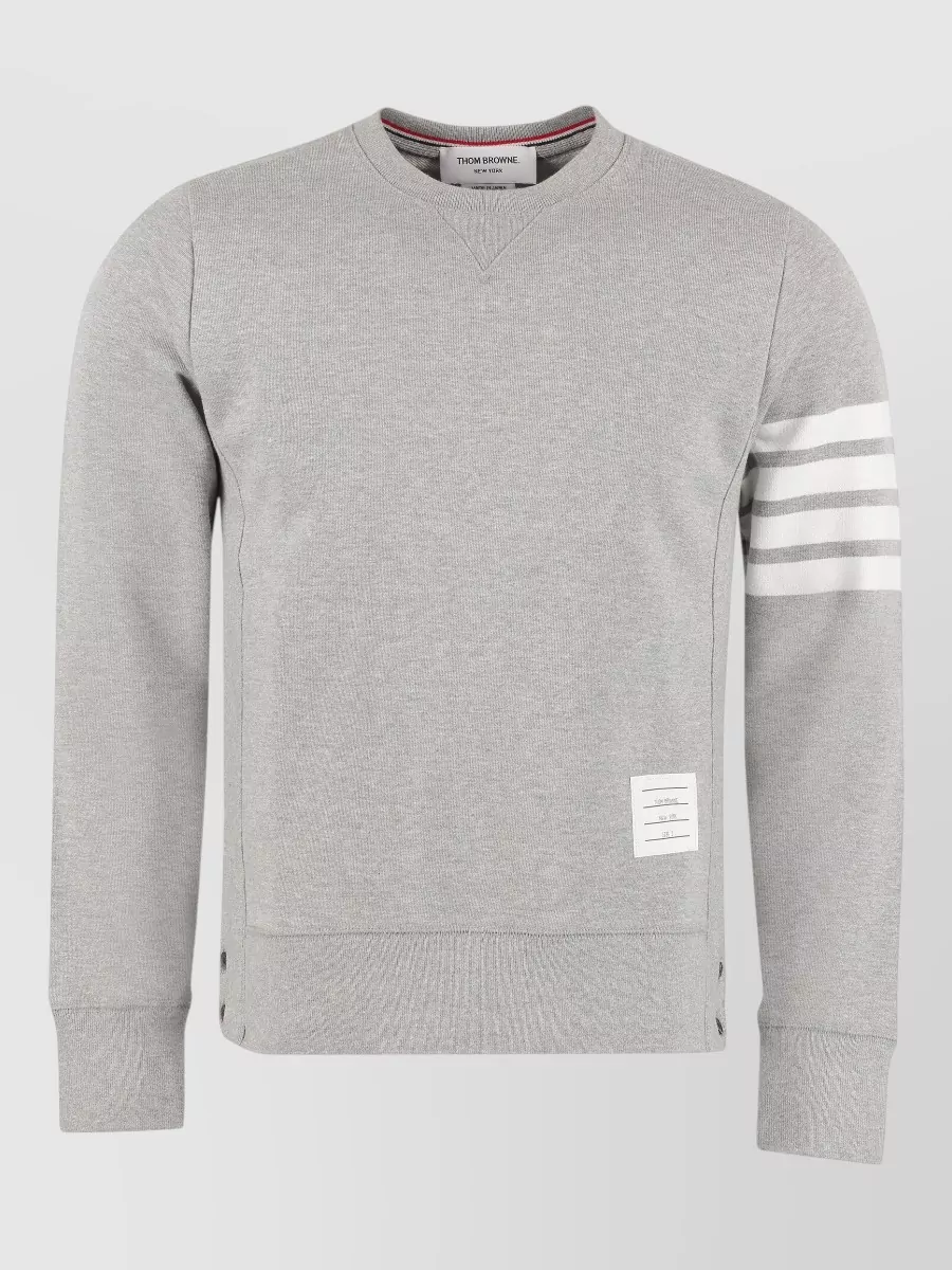 Thom Browne Cotton striped crew-neck sweatshirt