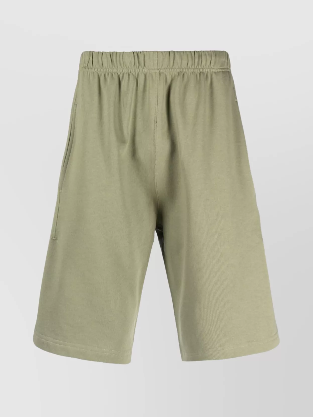 Shop Kenzo Knee-length Straight Hem Shorts With Boke Flower Motif In Brown