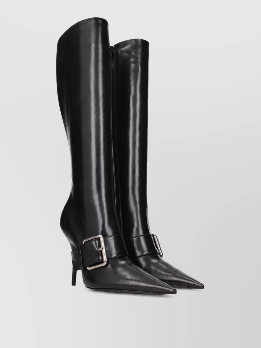 Balenciaga Leather Ankle Boots