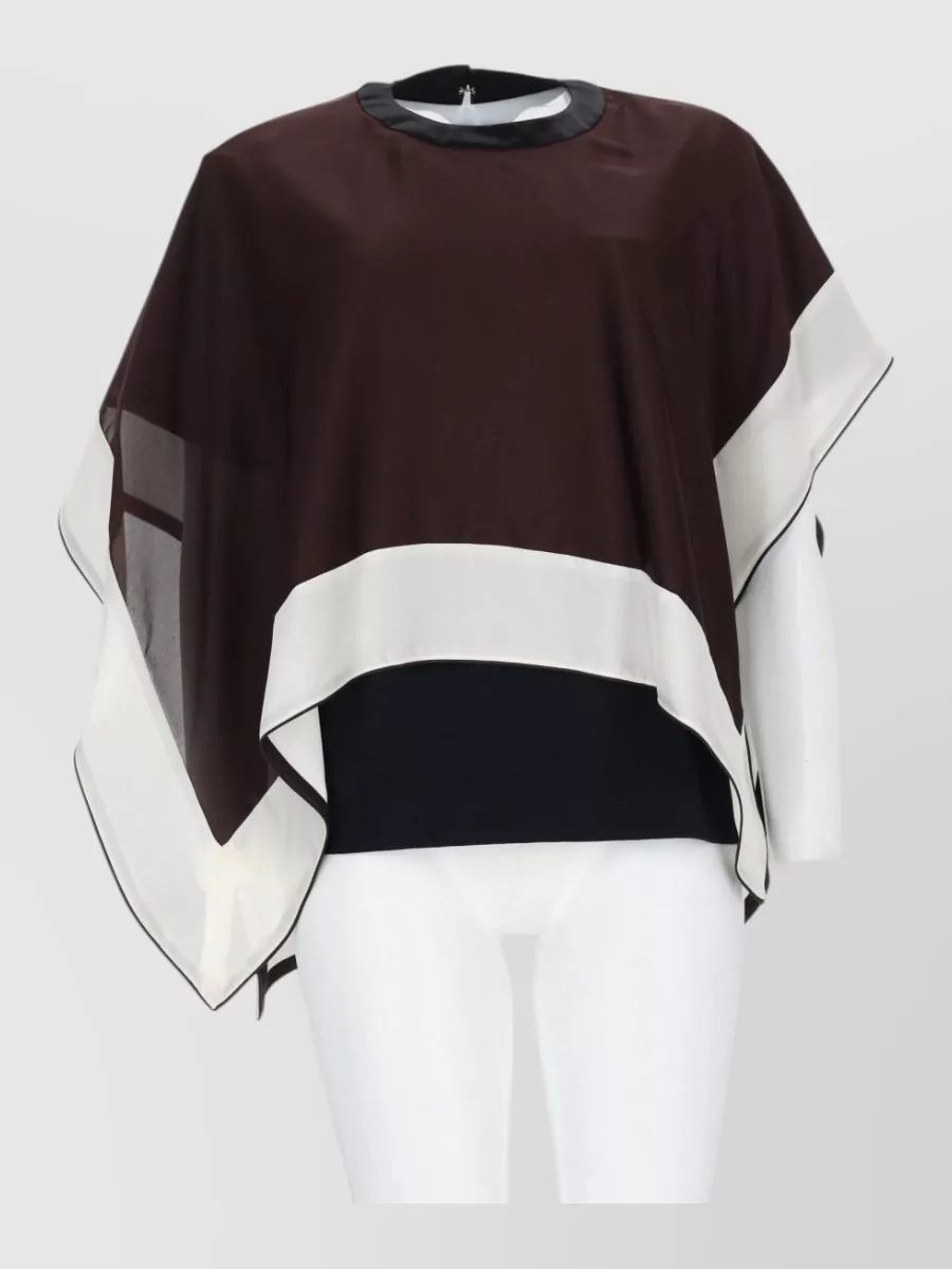 Sacai jersey cape