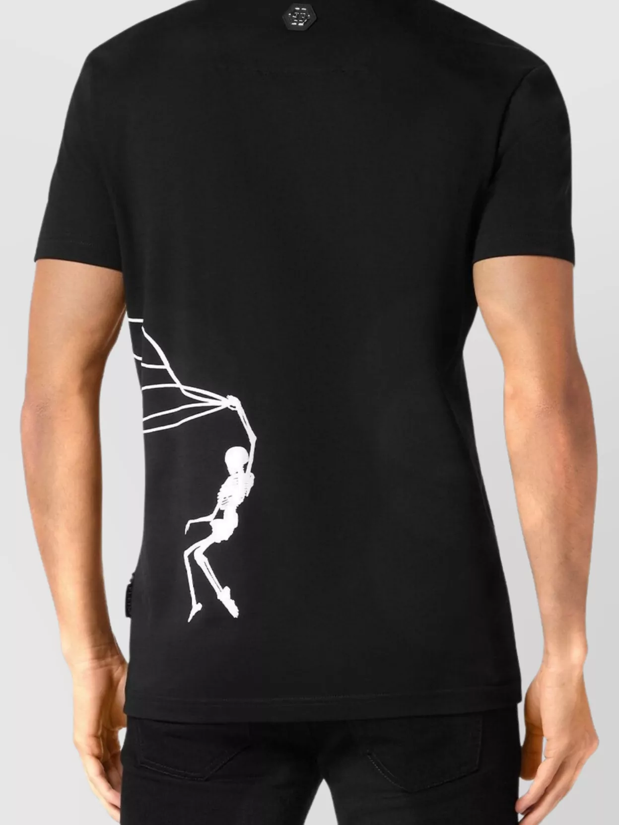 Philipp Plein Graphic Print Crew Neck Short Sleeves T-Shirt