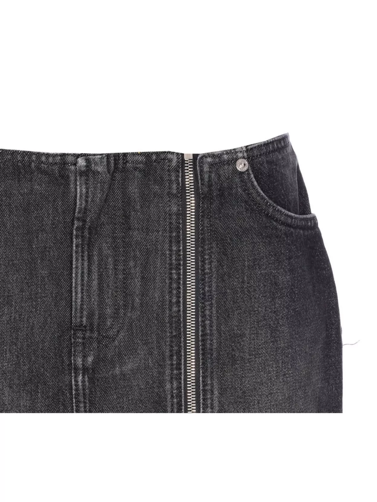 Jean Paul Gaultier Mini Skirt With Pockets And Belt Loops In Black