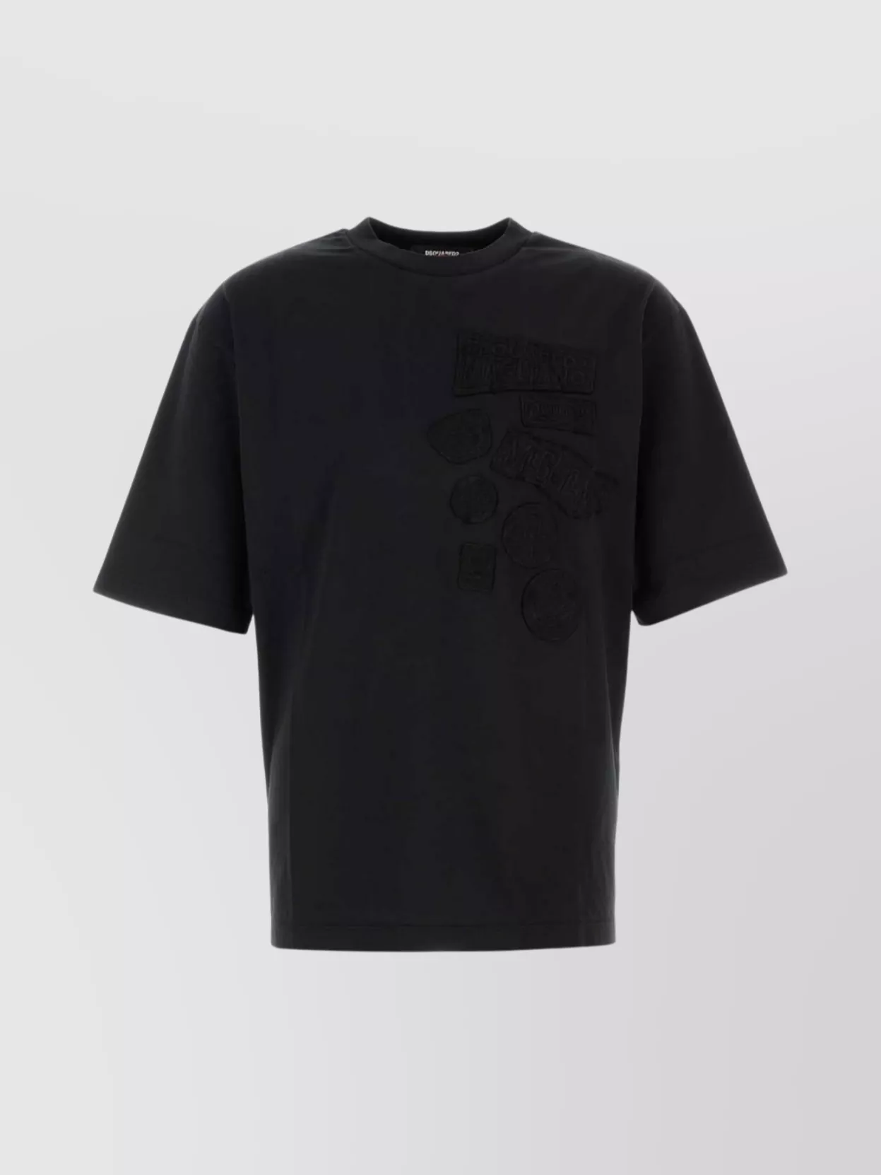 Dsquared2 Dsquared Black Cotton Dsquared X Magliano T-shirt In Black