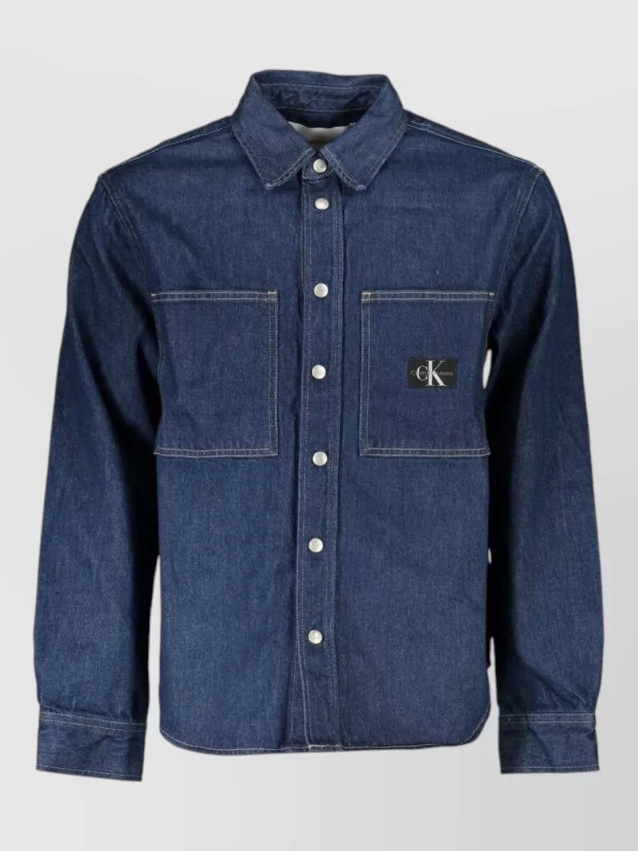 Calvin Klein denim long-sleeve shirt