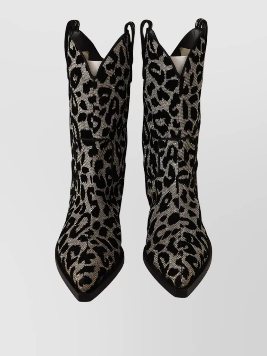 Dolce&Gabbana Leopard-Print Cowboy Boots