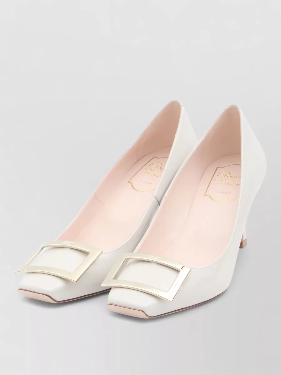 Roger Vivier Belle Vivier Trompette Leather Pumps