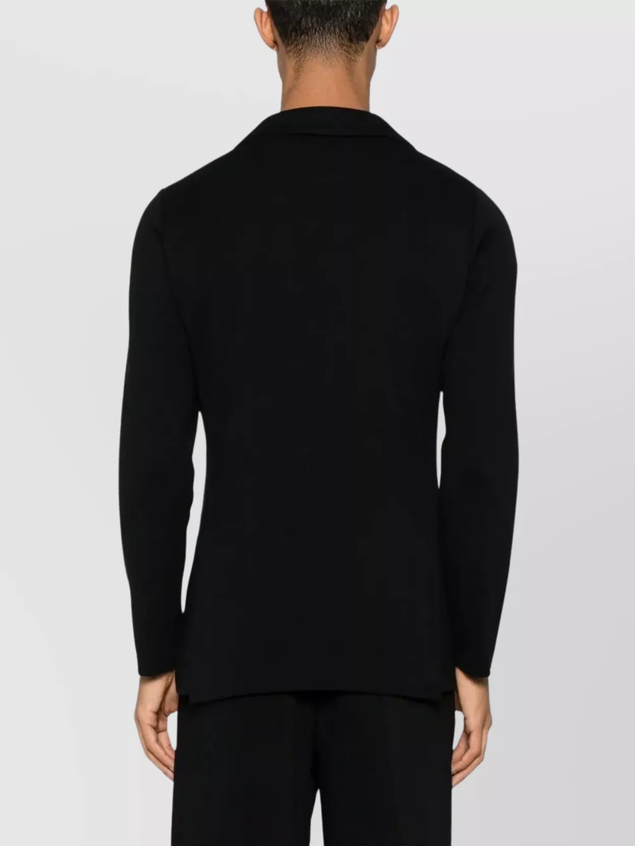 Lardini Men's Knit Blazer With Lapels And Vent