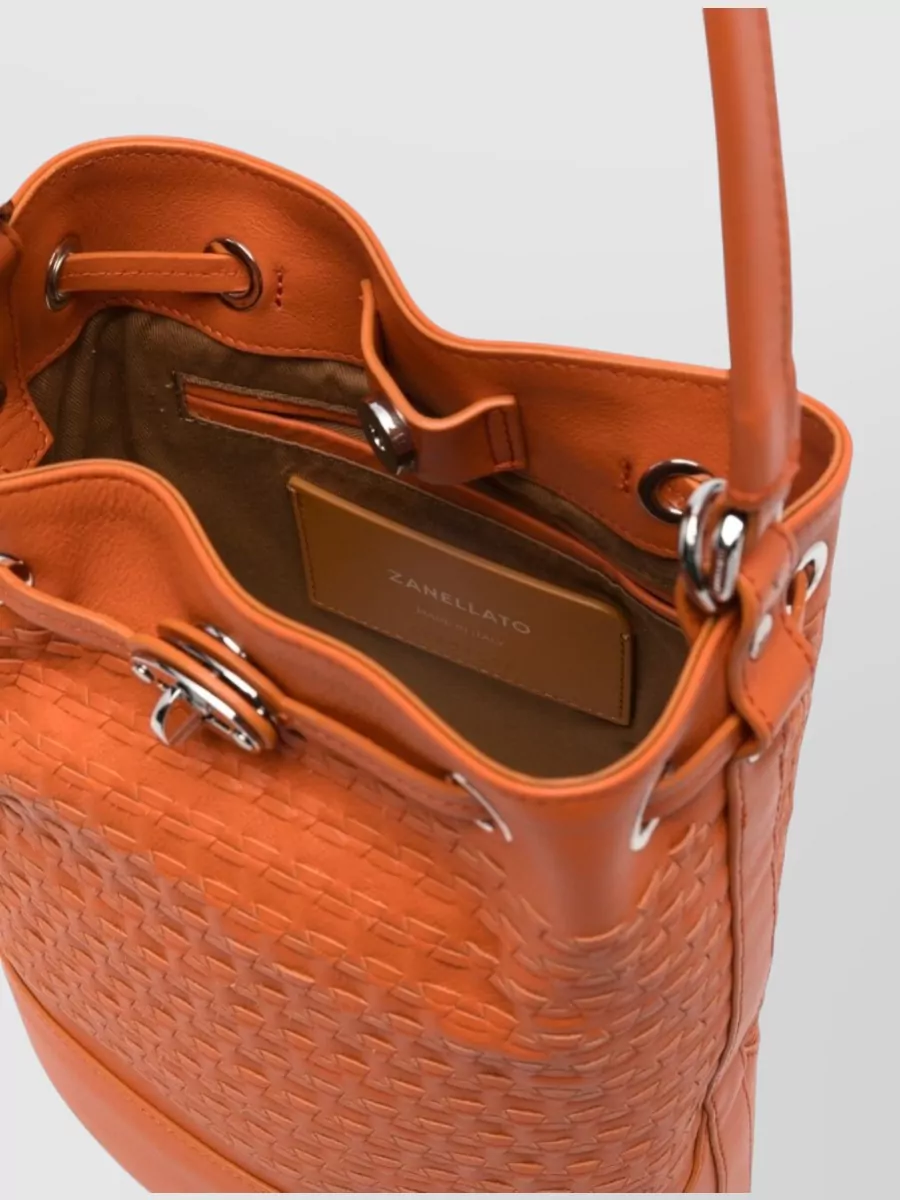 Zanellato Monda Musiva Small Leather Bucket Bag
