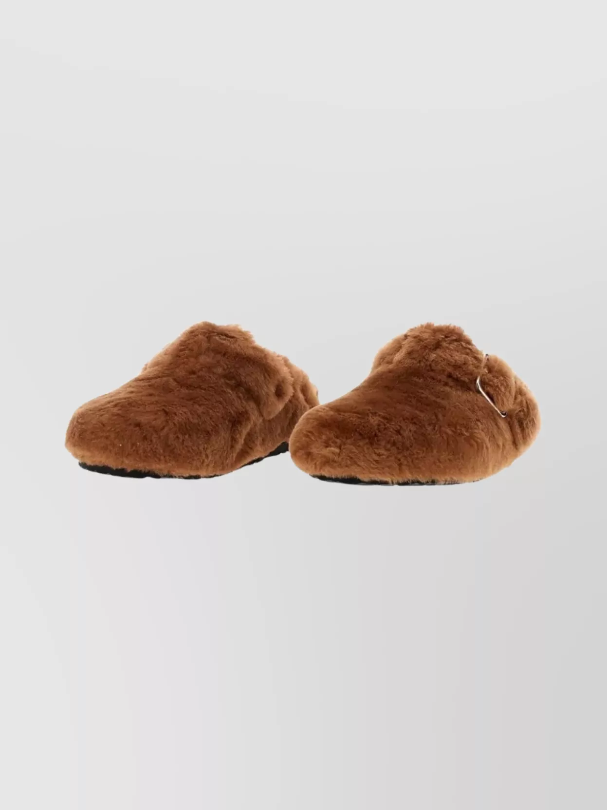 Birkenstock 1774 Shearling Clogs Featuring Buckle Detail In Animal Print