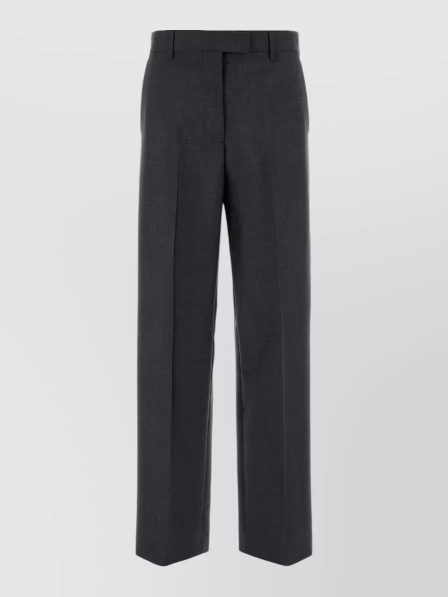 Miu Miu Mohair wool straight-leg suit trousers
